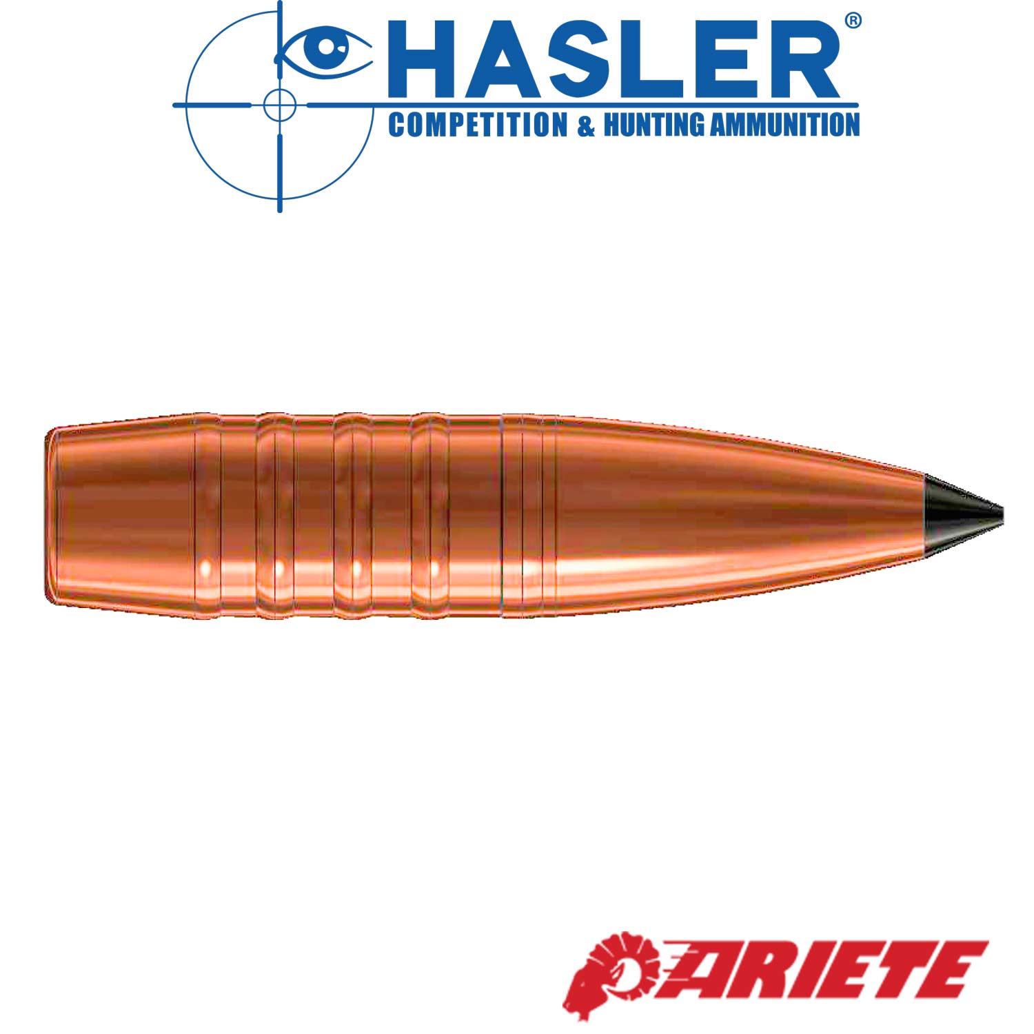 Geschoss Ariete Cal. 30 167 gr 5 anelli BC 0,495 (50 pz)